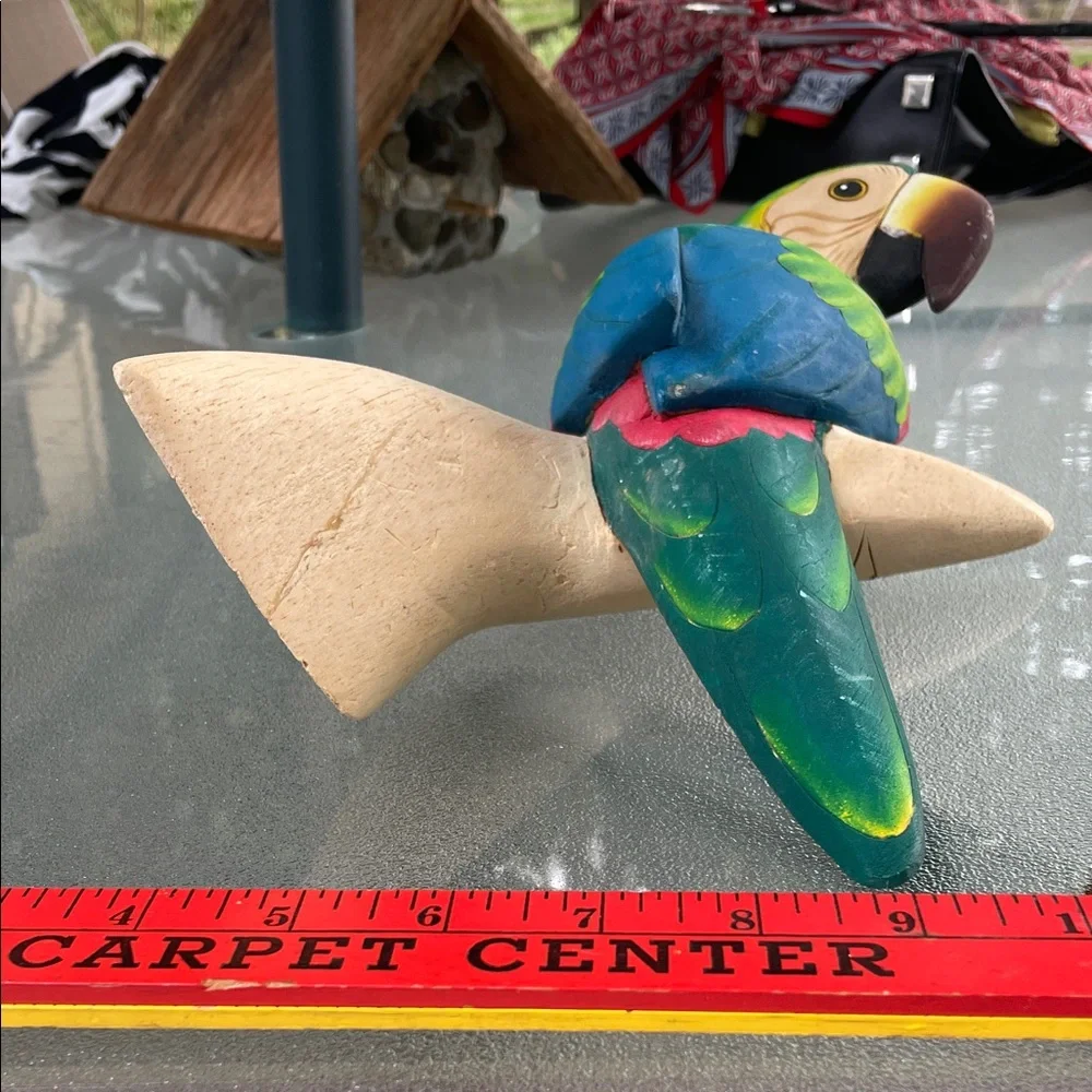 Colorful Wooden Parrot Bird decoration